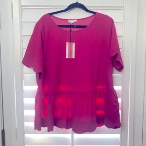 Boutique Hot Pink Top